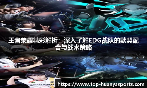 王者荣耀精彩解析：深入了解EDG战队的默契配合与战术策略